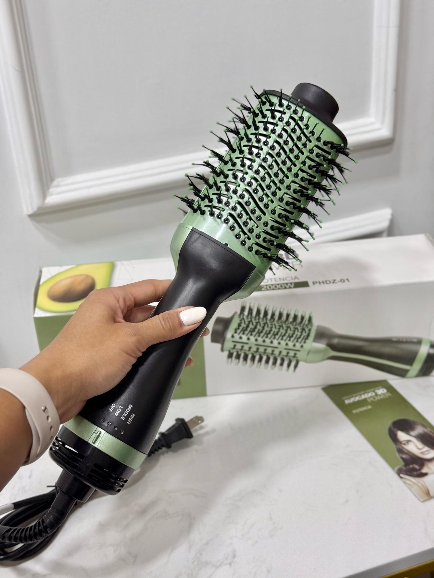 Cepillo Secador Aguacate 3D Power