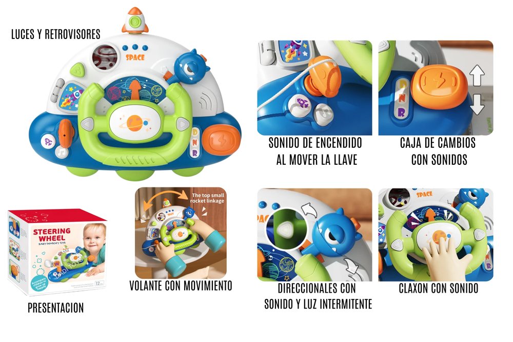 Volante Espacial Interactivo