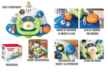 Volante Espacial Interactivo