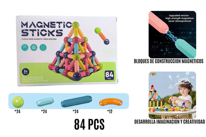 Fichas Magnéticas 84 Piezas