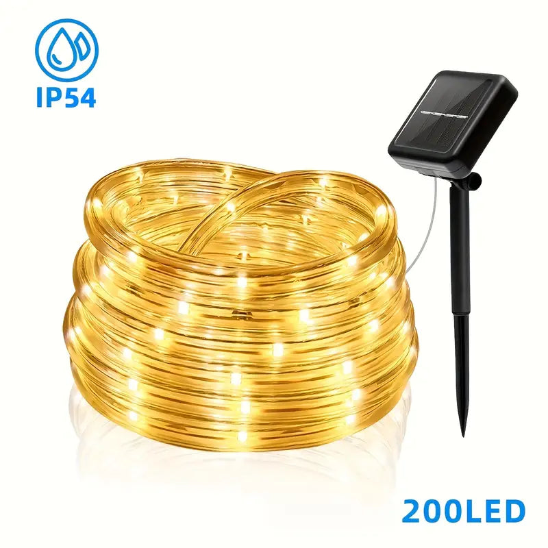 Manguera Solar Luces Navidad 20 Metros