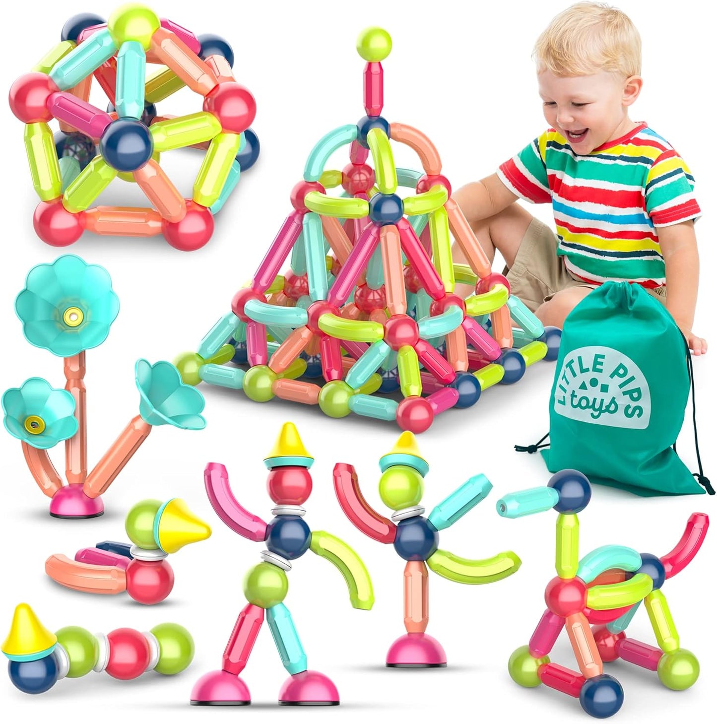 Fichas Magnéticas 84 Piezas