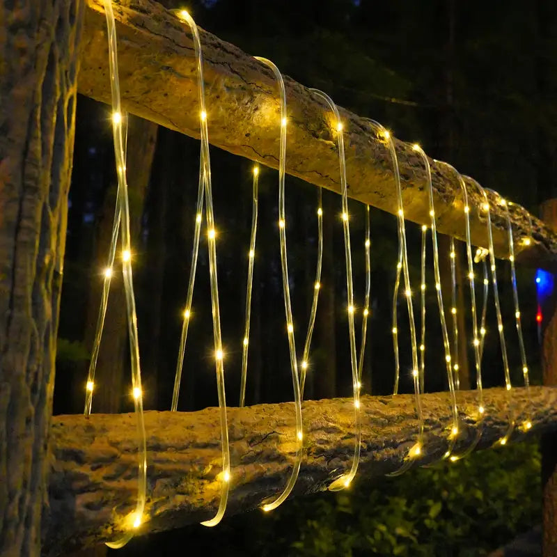 Manguera Solar Luces Navidad 20 Metros